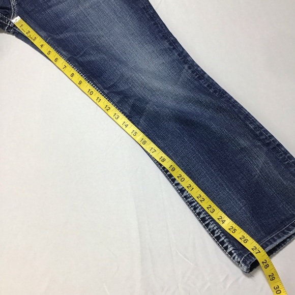 Silver Suki 17” Jeans Dark Blue Straight Women's Jeans - Picture 12 of 14